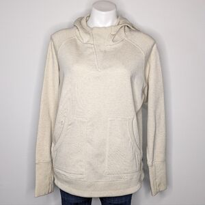 ✨3/$15 Mountain Hardwear Cream Long Sleeve Drawstring Back Sweatshirt L
